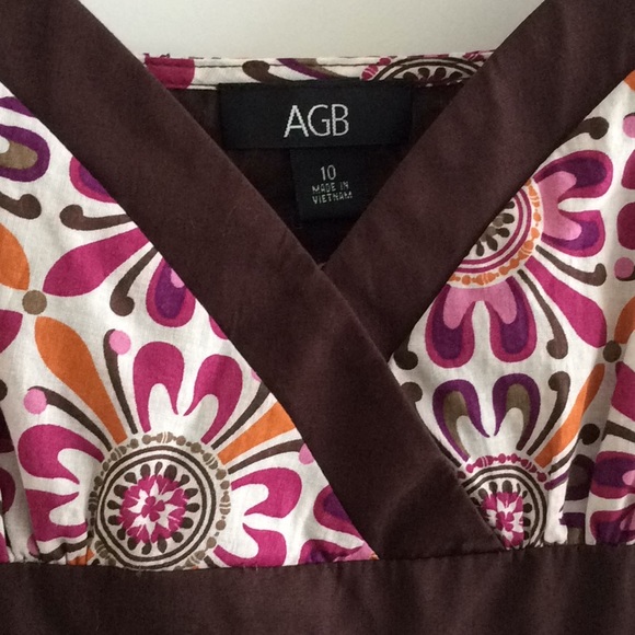 AGB pink/brown cotton sundress for vacay 🚢 - Picture 3 of 9